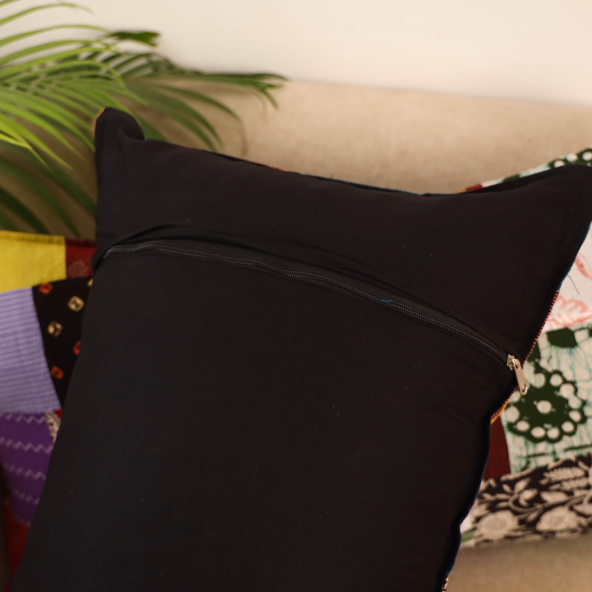 Set of 2 patchwork pillow covers 47 - handcrafted