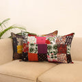 Set of 2 patchwork pillow covers 50 - handcrafted