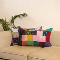 Multicolor - set of 2 patchwork pillow covers 51