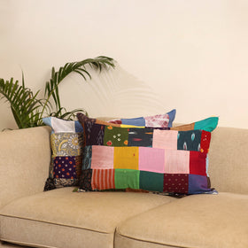 Multicolor - set of 2 patchwork pillow covers 51