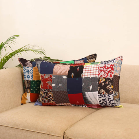 Set of 2 patchwork pillow covers 52 - handcrafted