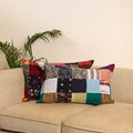Multicolor - set of 2 patchwork pillow covers 54