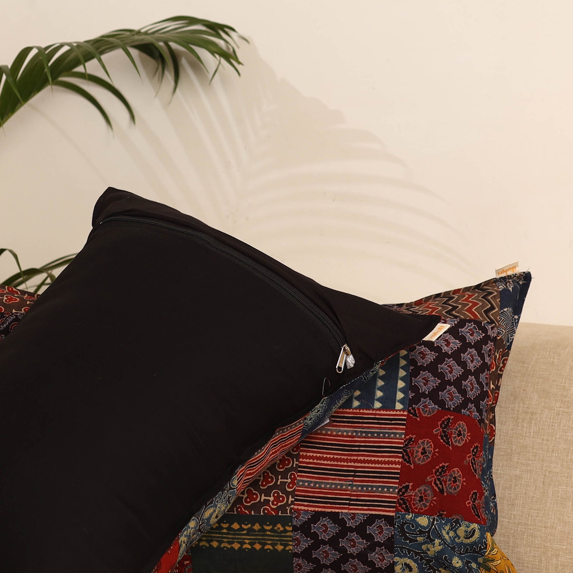 Multicolor - set of 2 patchwork pillow covers 57