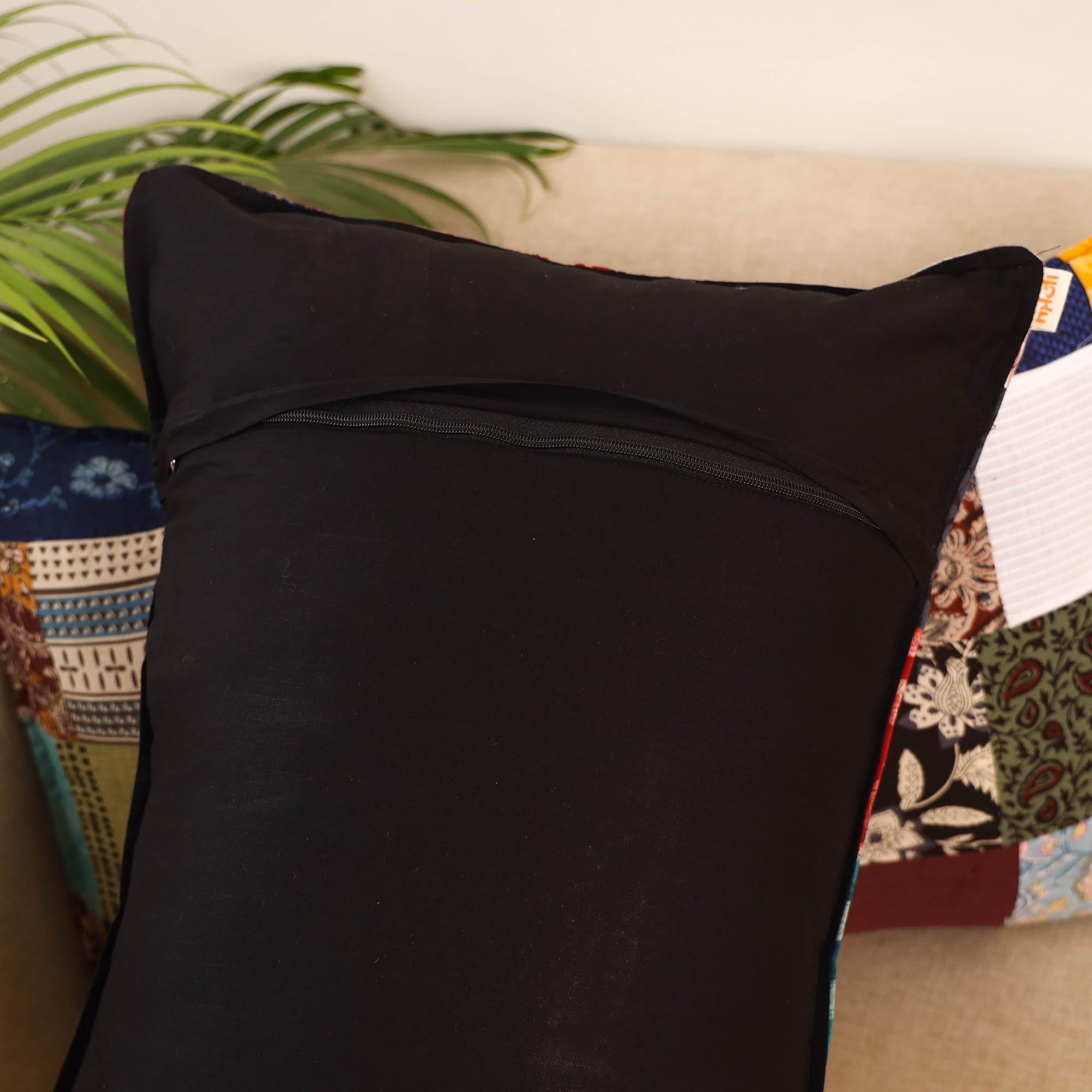 Set of 2 patchwork pillow covers 59 - handcrafted