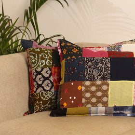 Multicolor - set of 2 patchwork pillow covers 59