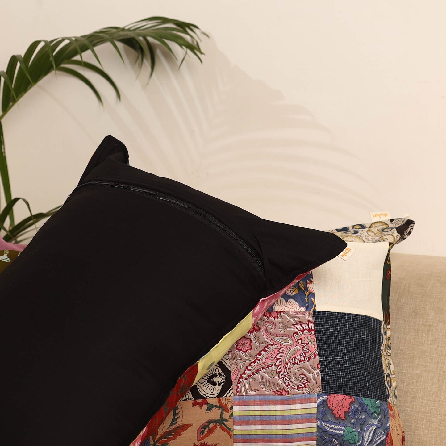 Multicolor - set of 2 patchwork pillow covers 59