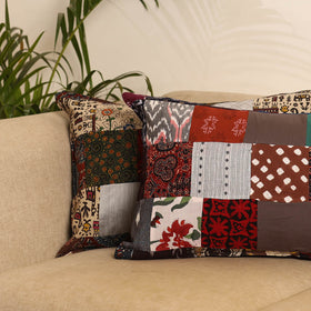 Multicolor - set of 2 patchwork pillow covers 60