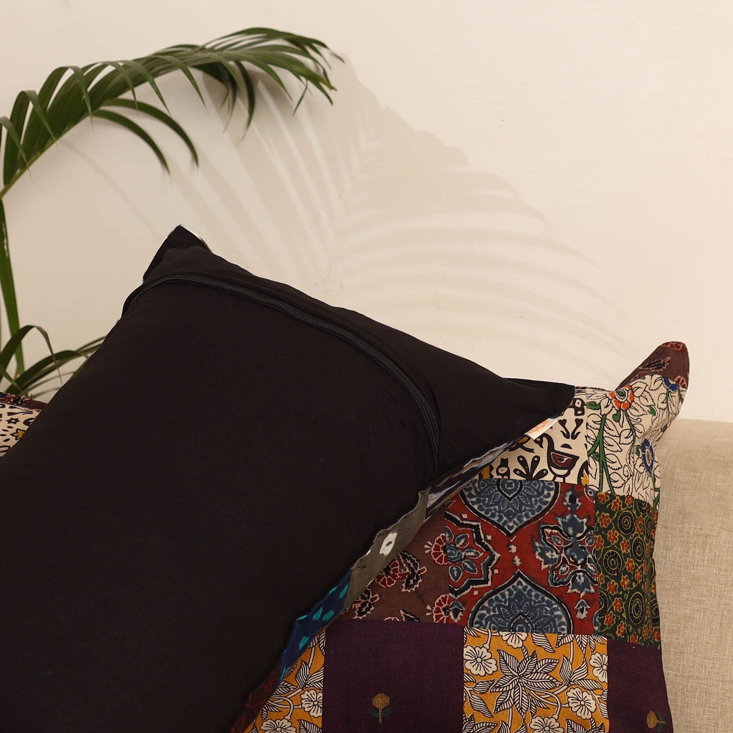 Multicolor - set of 2 patchwork pillow covers 60