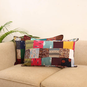 Set of 2 patchwork pillow covers 61 - handcrafted