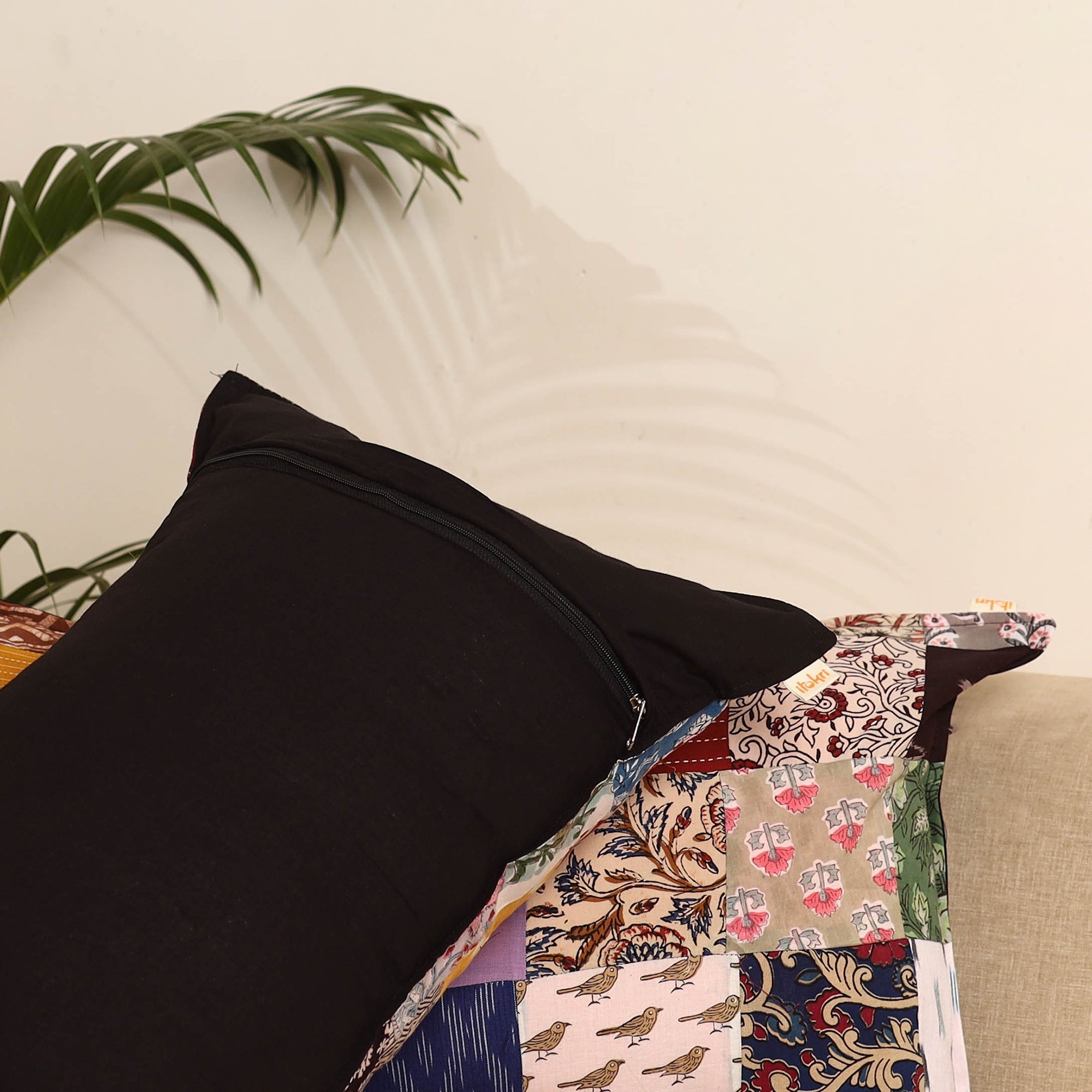 Multicolor - set of 2 patchwork pillow covers 62