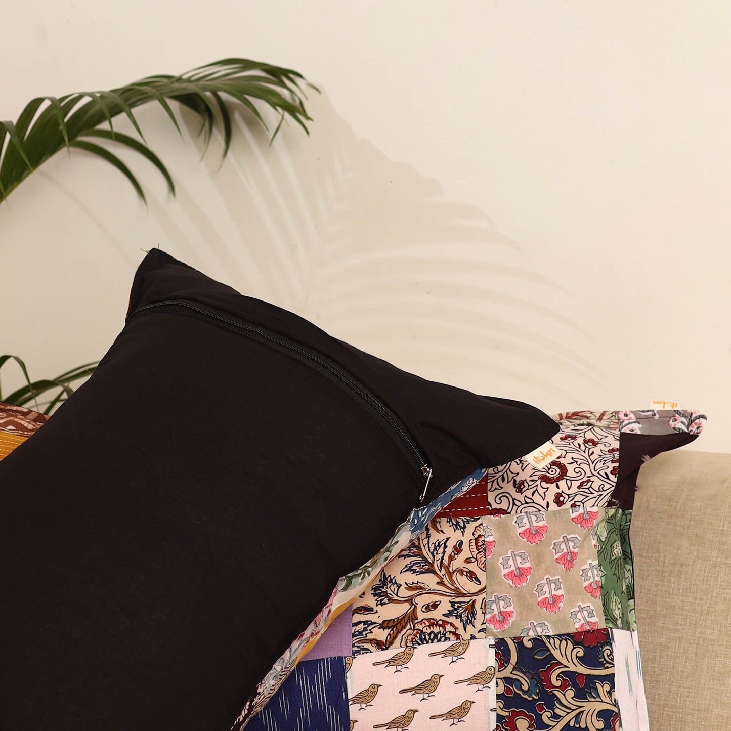 Multicolor - set of 2 patchwork pillow covers 62