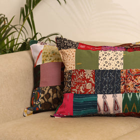 Multicolor - set of 2 patchwork pillow covers 64