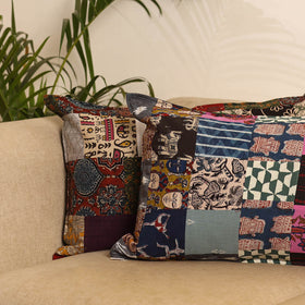 Multicolor - set of 2 patchwork pillow covers 67