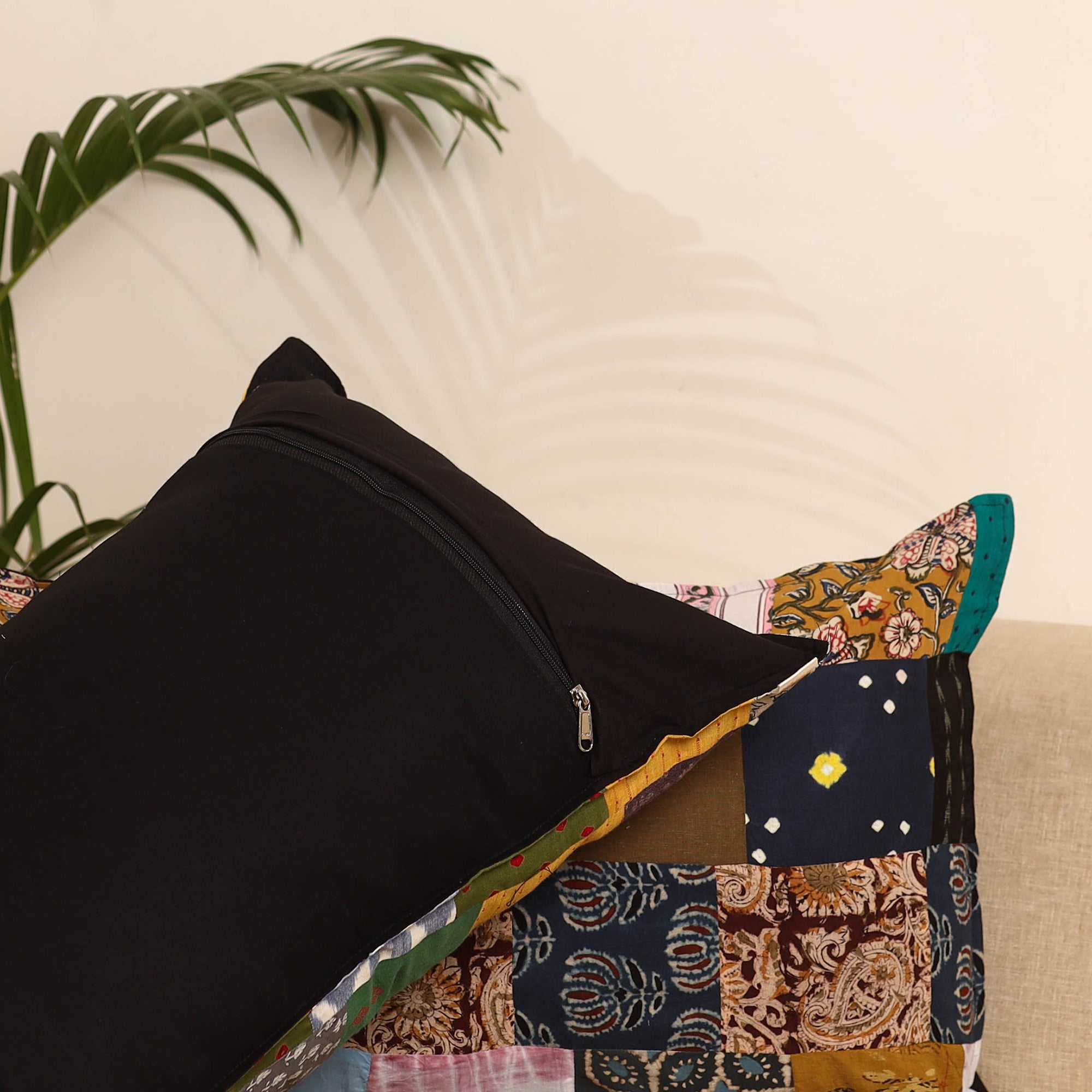 Multicolor - set of 2 patchwork pillow covers 69