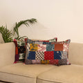 Multicolor - set of 2 patchwork pillow covers 70