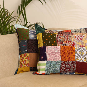 Multicolor - set of 2 patchwork pillow covers 77