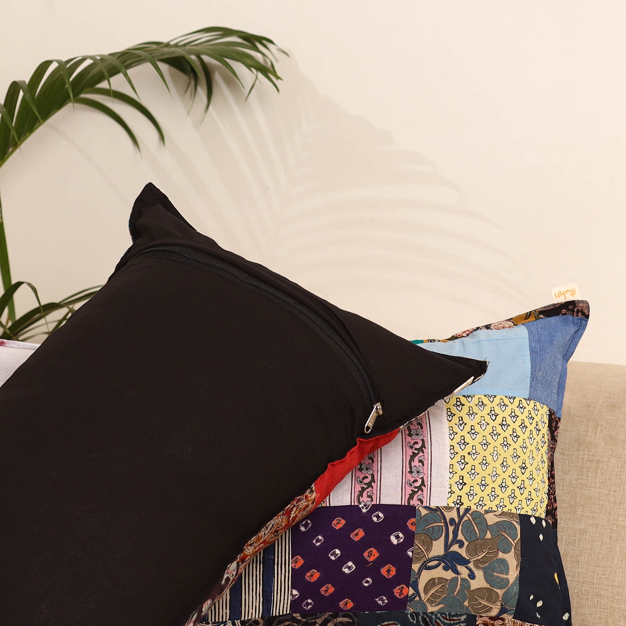 Multicolor - set of 2 patchwork pillow covers 79