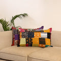 Multicolor - set of 2 patchwork pillow covers 82