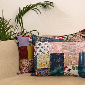 Multicolor - set of 2 patchwork pillow covers 84