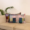 Multicolor - set of 2 patchwork pillow covers 84
