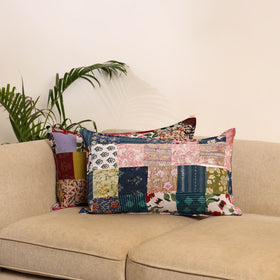 Multicolor - set of 2 patchwork pillow covers 84