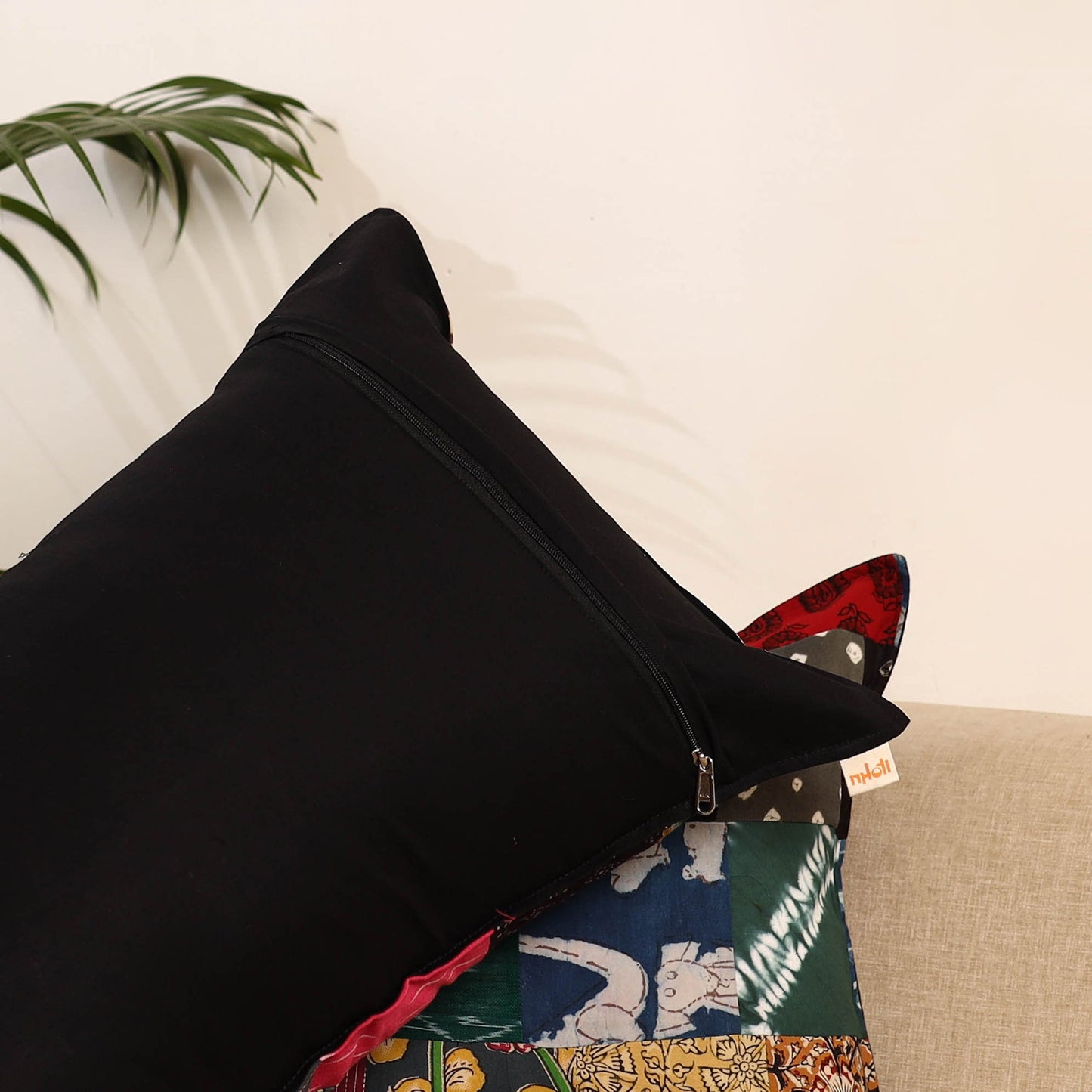 Multicolor - set of 2 patchwork pillow covers 85