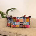 Multicolor - set of 2 patchwork pillow covers 88