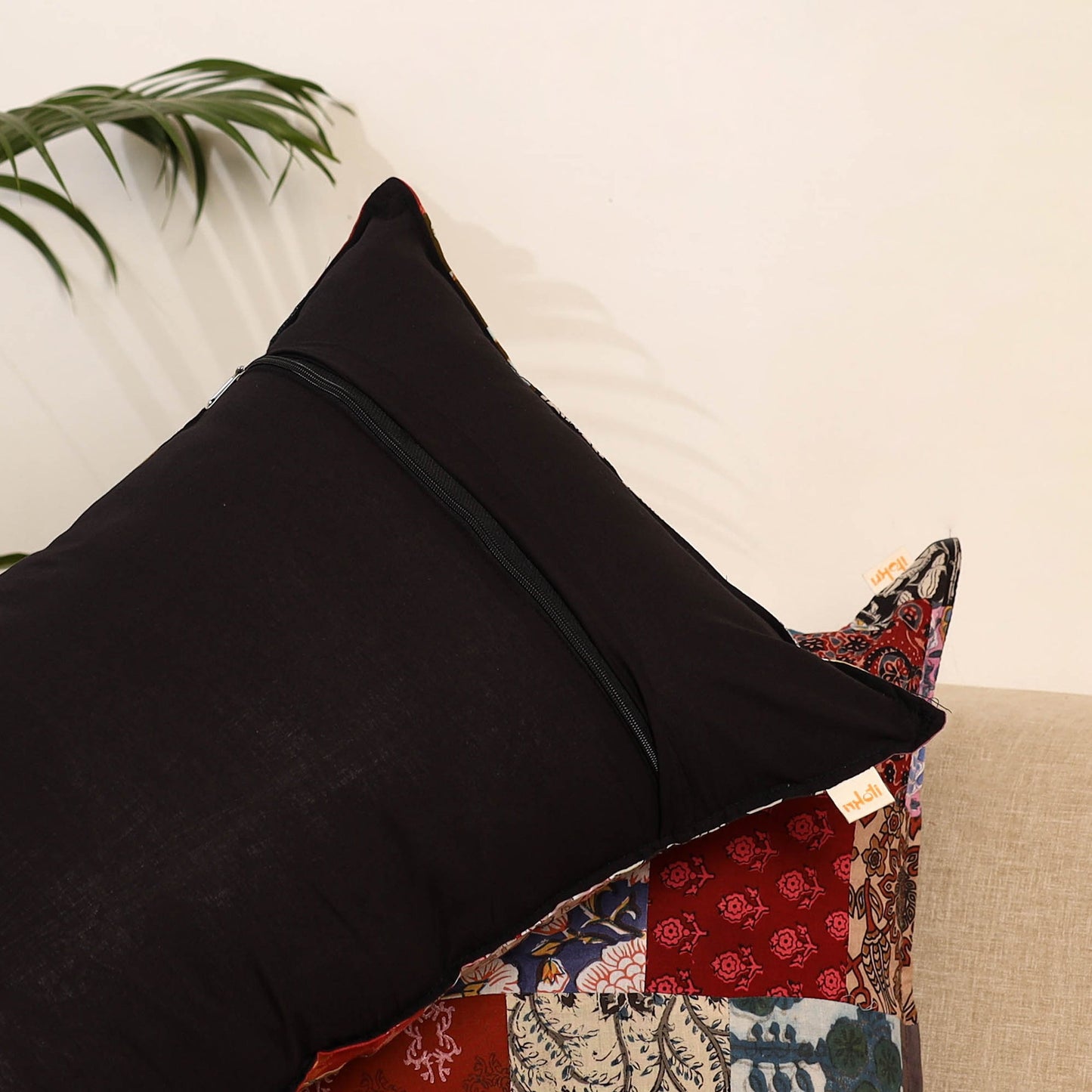 Multicolor - set of 2 patchwork pillow covers 89