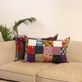 Multicolor - set of 2 patchwork pillow covers 89
