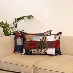Multicolor - set of 2 patchwork pillow covers 91