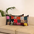 Multicolor - set of 2 patchwork pillow covers 94