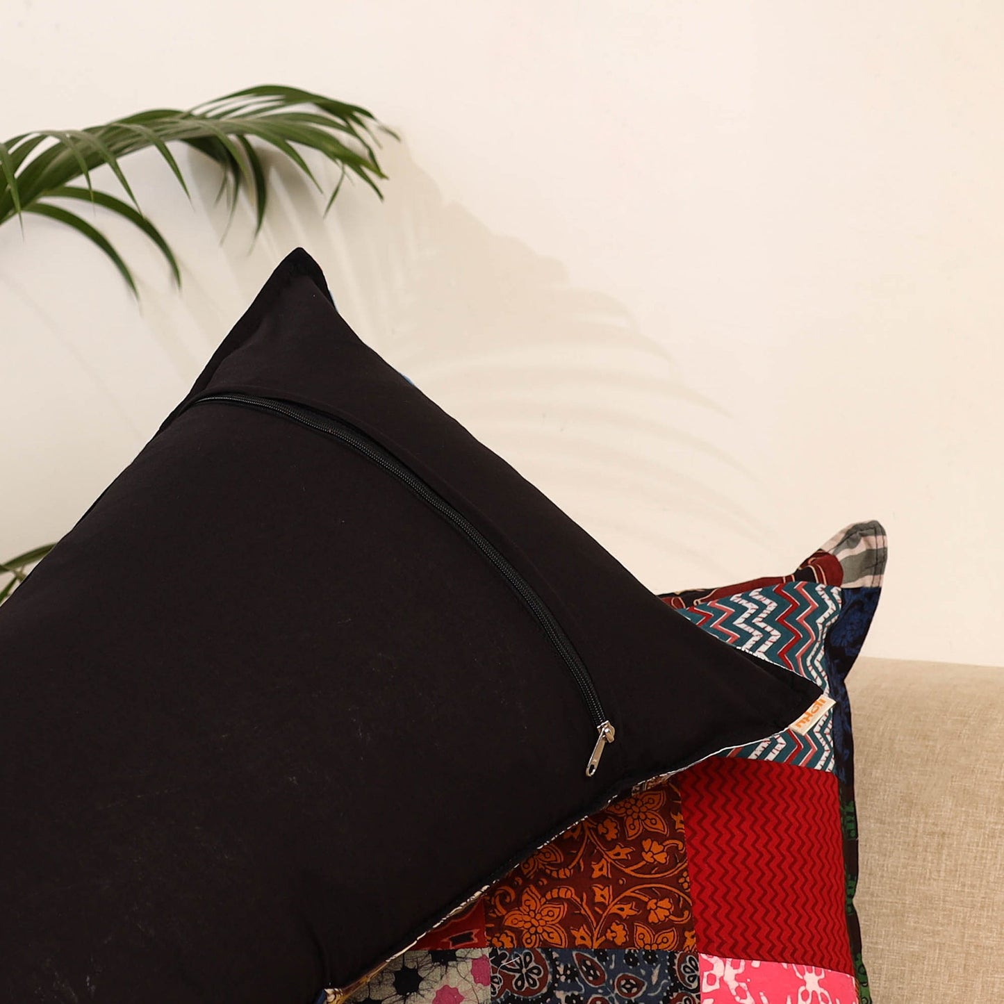 Multicolor - set of 2 patchwork pillow covers 96