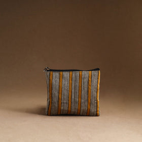 Multicolor - set of 3 - handmade cotton utility pouches 23