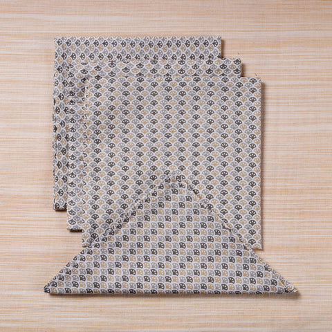  Multicolor Hand Block Prints Cotton Table Napkin