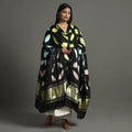 Multicolor - shibori clamp dyed modal silk dupatta