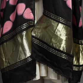 Multicolor - shibori clamp dyed modal silk dupatta