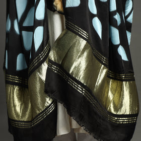 Multicolor - shibori clamp dyed modal silk dupatta