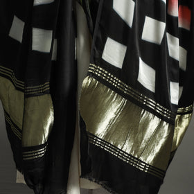 Multicolor - shibori clamp dyed modal silk dupatta
