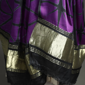 Buy Shibori Clamp Dyed Modal Silk Dupatta with Zari Border 24 Online at iTokri.com