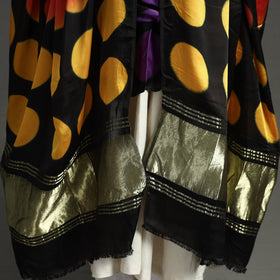 Multicolor - shibori clamp dyed modal silk dupatta