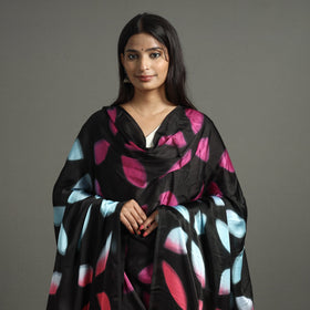 Buy Shibori Clamp Dyed Modal Silk Dupatta with Zari Border 31 Online at iTokri.com