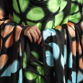  Shibori Clamp Dyed Modal Silk Dupatta with Zari Border 35 Online at iTokri.com