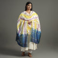Multicolor - shibori tie-dye handloom chanderi silk dupatta