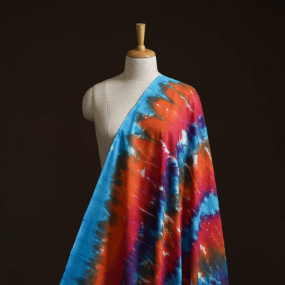 Shibori tie-dye pure mul cotton fabric 20 - handcrafted