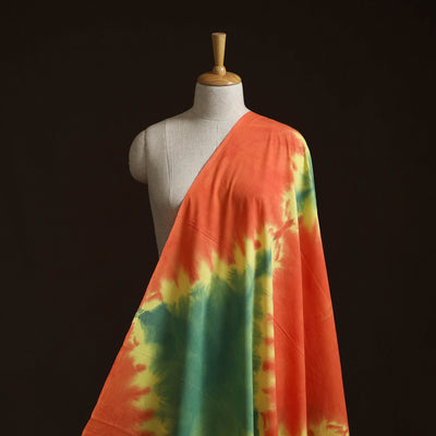 Shibori tie-dye pure mul cotton fabric 23 - handcrafted