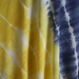 Shibori tie-dye pure mul cotton fabric 25 - handcrafted