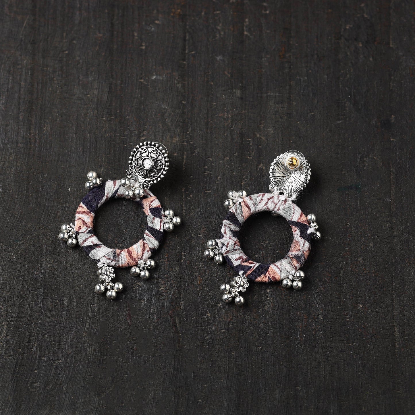 Multicolor - shifa gs fabart handmade earrings - handcrafted