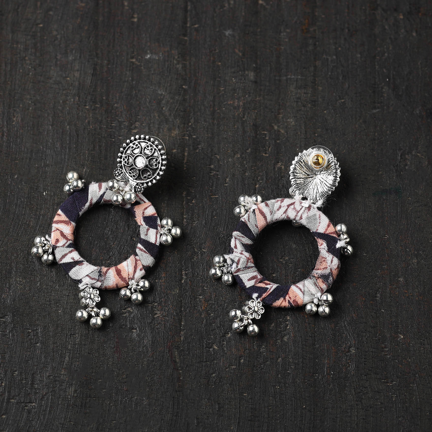 Multicolor - shifa gs fabart handmade earrings - handcrafted