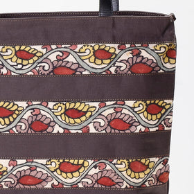 Black - Shoulder Bag - Handpainted Kalamkari Natural Dyed Cotton