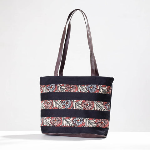  Shoulder Bag - Handpainted Kalamkari Natural Dyed Cotton 